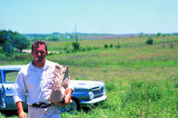 Perfect World – Butch (Kevin Costner) will mit dem kleinen Phillip als Geisel flüchten.