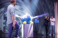 Wer ist das Phantom? – (v.l.n.r.) Steven Gätjen; Karoline Herfurth; Nora Tschirner; Edin Hasanovic