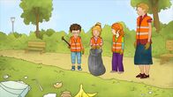 Meine Freundin Conni – Simon, Conni und Anna sind sehr erstaunt, was alles weggeworfen wird.