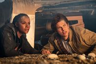 Sonic the Hedgehog 2 – l-r: Maddie (Tika Sumpter), Tom (James Marsden)