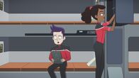 Star Trek: Lower Decks – v.li.: Brad Boimler, Beckett Mariner