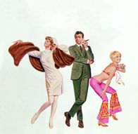 Die Kaktusblüte – Ingrid Bergman (Stephanie Dickinson), Walter Matthau (Julian Winston), Goldie Hawn (Toni Simmons).