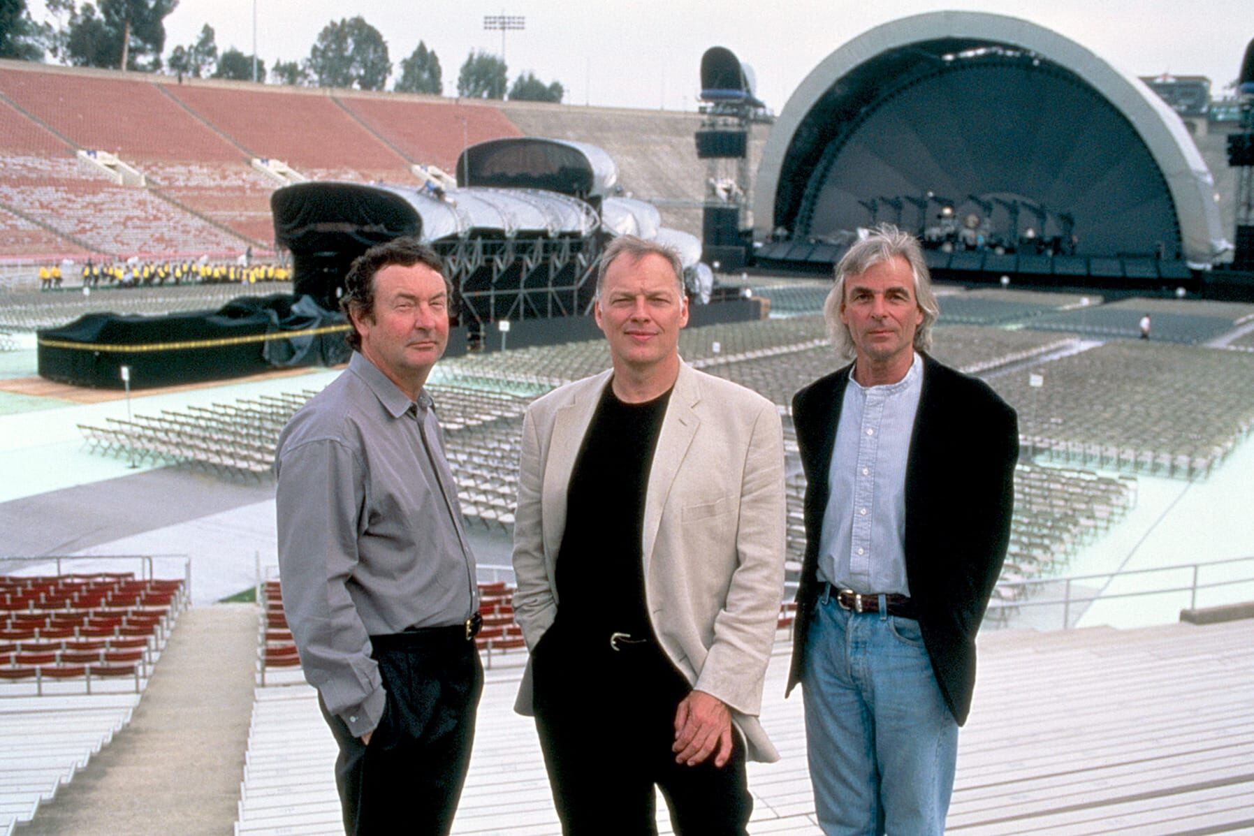 Pink Floyd: "Pulse" – v.l.: Nick Mason, David Gilmour und Richard Wright