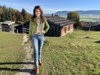 Heimat der Rekorde – Moderatorin Claudia Pupeter.