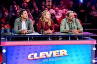 Clever! - die Rätsel Show – v.li.: Timon Moftakhar, Nicole Johler, Bob Moftakhar.