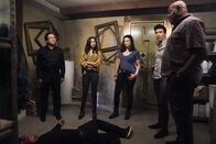 Hawaii Five-0 – (v.l.n.r.) Max Bergman (Masi Oka); Tani Rey (Meaghan Rath); Quinn Liu (Katrina Law); Adam Noshimuri (Ian Anthony Dale); Lou Grover (Chi McBride)