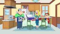 American Dad! – (v.l.n.r.) Stan; Francine; Steve