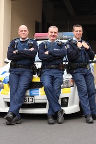 Highway Cops – RDD Team, Const Mark Wellstead, Sergeant Bruce Martin, Const. Patrick Greaney