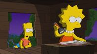 Die Simpsons – L-R: Bart und Lisa