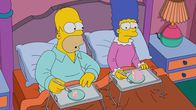 Die Simpsons – Homer (l.); Marge (r.)