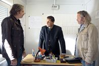 SOKO Donau – (v.li.) Stefan Jürgens (Carl Ribarski), Wolfgang Fifi Pissecker (Hugo Knapp), Gregor Seberg (Helmuth Nowak).