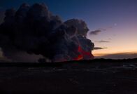 Die Entstehung der Erde – How the Earth was made Hawaii, Die Entstehung der Erde Hawaii Night time ocean entry point, the Big Island.
