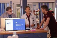 Chicago Med – l-r: Dr. Daniel Charles (Oliver Platt), Dr. Dean Archer (Steven Weber), Dr. Mitch Ripley (Luke Mitchell)