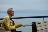 Kaminer inside – Blick auf die Schweiz: Wladimir Kaminer auf dem Bodensee.