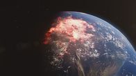 Katastrophen der Erdgeschichte – Ein katastrophaler Asteroideneinschlag verwüstet vor etwa 66 Millionen Jahren die Erde und löst Brände aus, die ganze Landstriche in Flammen setzen.