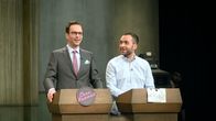 Chez Krömer – Konstantin Kuhle (r.) zu Gast bei Kurt Krömer.