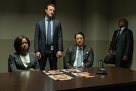 Power – L-R: Quincy Tyler Bernstine as Tameika Robinson, Shane Johnson as Cooper Saxe, Sung Kang as Assistant U.S. Attorney John Mak, Ty Jones as SAC Jerry Donovan