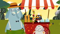 Unser Sandmännchen – Im Sommer treffen sich alle Waldbewohner im Schwimmbad zum Eis essen.