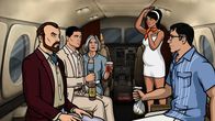 Archer – v.l.n.r.) Krieger, Cyril, Malory, Lana und Ray ...