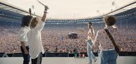 Bohemian Rhapsody – L-R: Brian May (Gwilym Lee), Roger Taylor (Ben Hardy), Freddie Mercury (Rami Malek) und John Deacon (Joseph Mazzello)