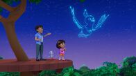 Dora – v.li.: Papi, Boots, Dora