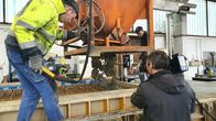 Echt – Dreharbeiten im Betonwerk Oschatz