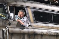 Las Vegas Hot Rods – Steve in Chevy panel truck.