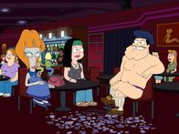 American Dad! – L-R: Roger, Hayley, Stan