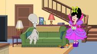 American Dad! – L-R: Roger, Klaus, Hayley