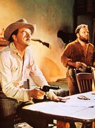 Nevada Smith – NDR Fernsehen NEVADA SMITH, "Nevada Smith" Uhr. Der Revolverheld Tom Fitch (Karl Malden, li.) regelt Konflikte am liebsten mit dem Schießseisen...