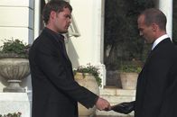The Transporter – Gangsterboss "Wall Street" (Matt Schulze, l.) hat einen Auftrag für Frank (Jason Statham, r.), der diesen in große Schwierigkeiten bringen wird ...