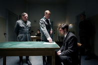 Elser – L-R: Arthur Nebe (Burghart Klaußner), Heinrich Müller (Johann von Bülow), Georg Elser (Christian Friedel).