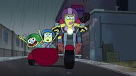 Big City Greens – First from left: Cricket Green, second from left: Tilly Green
