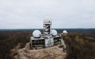 Lost Places – Luftaufnahme vom Teufelsberg Berlin, Deutschland