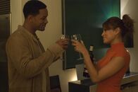 Hitch - Der Date Doktor – From left: Hitch (Will Smith) and Sara (Eva Mendes).