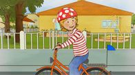 Meine Freundin Conni – Conni kann endlich Fahrrad fahren. Schnell muss Conni ihre Fahrkünste ihrer Freundin Anna vorführen.
