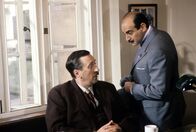 Agatha Christie's Poirot – Philip Jackson (Chief-Inspector Japp), David Suchet (Hercules Poirot).