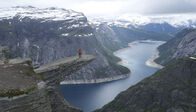 Unser Wetter – Sven Plöger auf der „Trolltunga“ im Süden Norwegens.