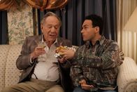 The Goldbergs – L-R: Albert 'Pops' Solomon (George Segal) and Barry Goldberg (Troy Gentile)