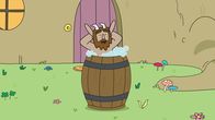 Super Happy Magic Forest – Hufius genießt die Zeit, während seine Freunde ohne ihn auf Mission gehen. Er bleibt Zuhause, denn er wartet auf eine Mission, die seines tausendsten Einsatzes würdig ist.
