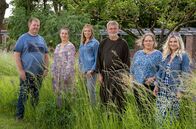 Garten und lecker – v.l. Frank FrÃ¶hlich, Nabila Pelz, Caroline Schulte-Bisping, Bruder Bernd, Ursula Altmoos, Alexandra StraÃŸburger Â