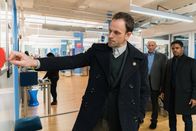 Elementary – L-R: Sherlock Holmes (Jonny Lee Mille) and Detective Marcus Bell (Jon Michael Hill)