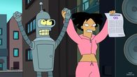 Futurama – v.li.: Bender, Amy