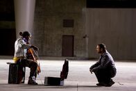 Der Solist – Jamie Foxx (Nathaniel Ayres) and Robert Downey Jnr (Steve Lopez)in THE SOLOIST.
