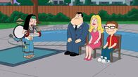 American Dad! – L-R: Hayley, Stan, Francine, Steve