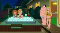 American Dad! – L-R: Connie, Ted, Stan, Francine